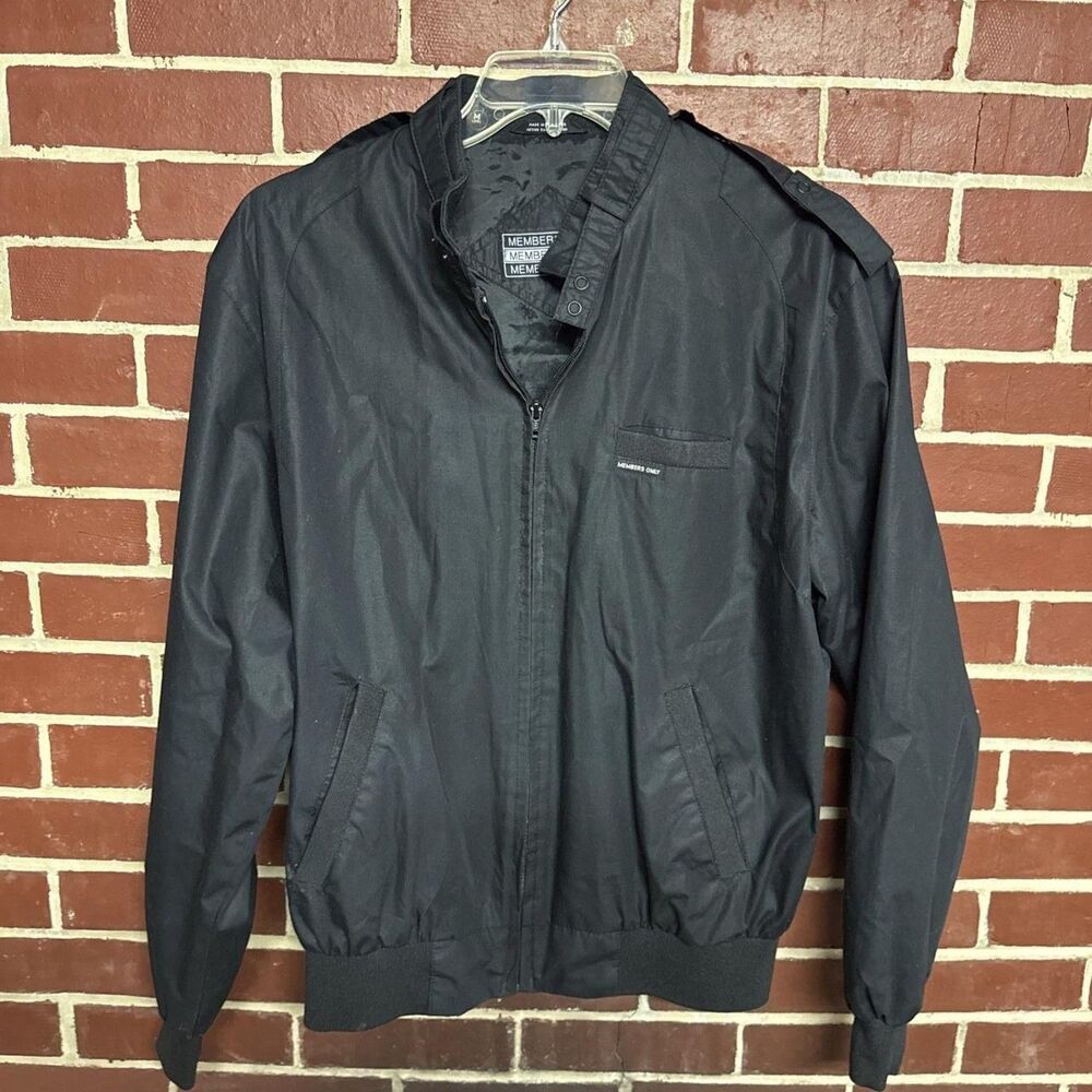 Members-only Men's Black Jacket
